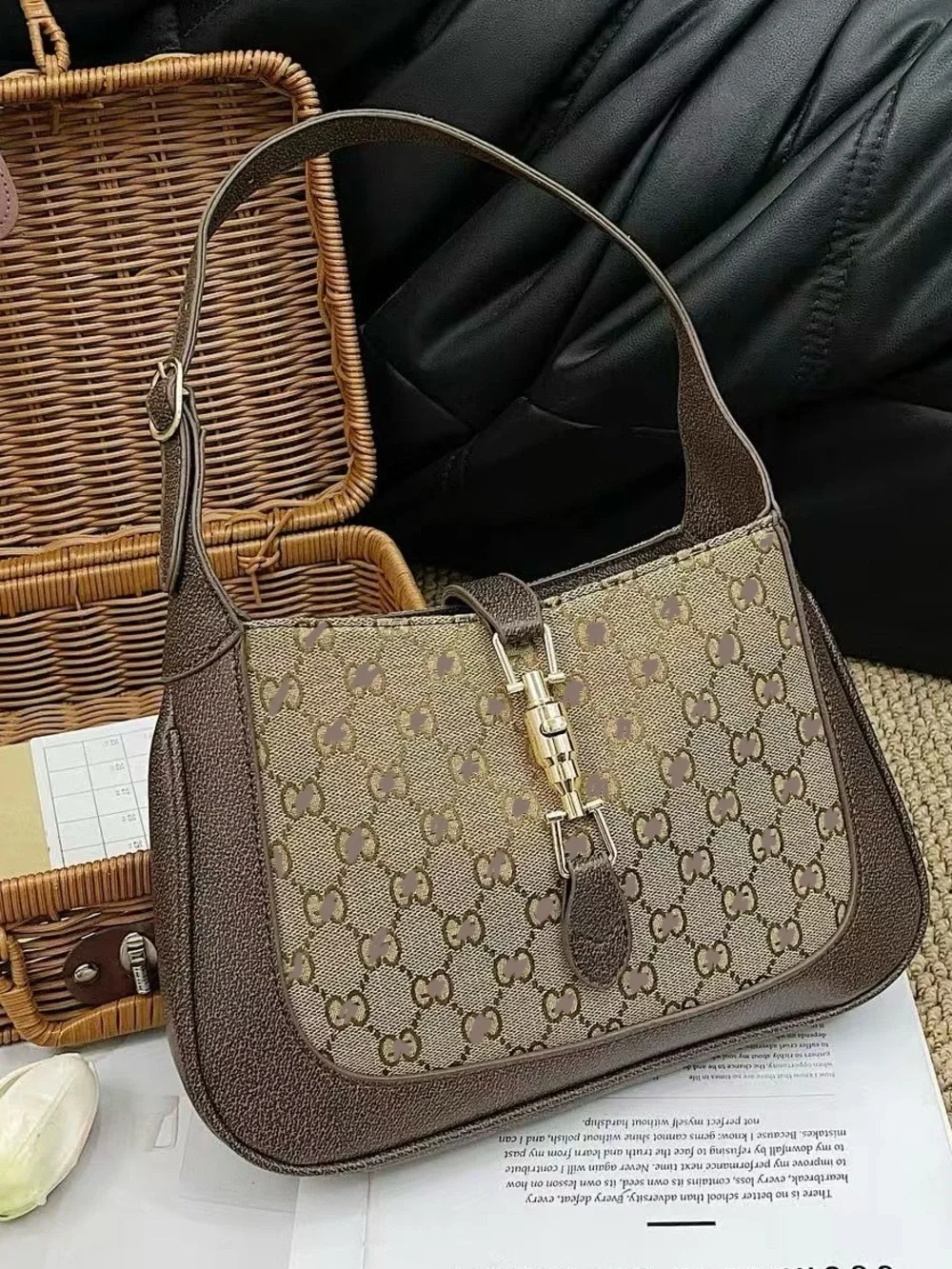 New brown fashion shoulder bag